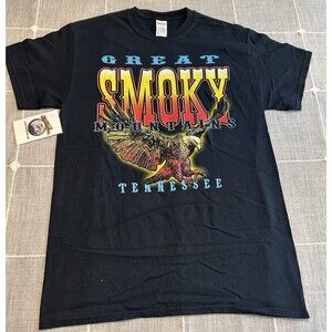 New The Great Smoky Mountains Tennessee T Shirt Adult Medium Eagle